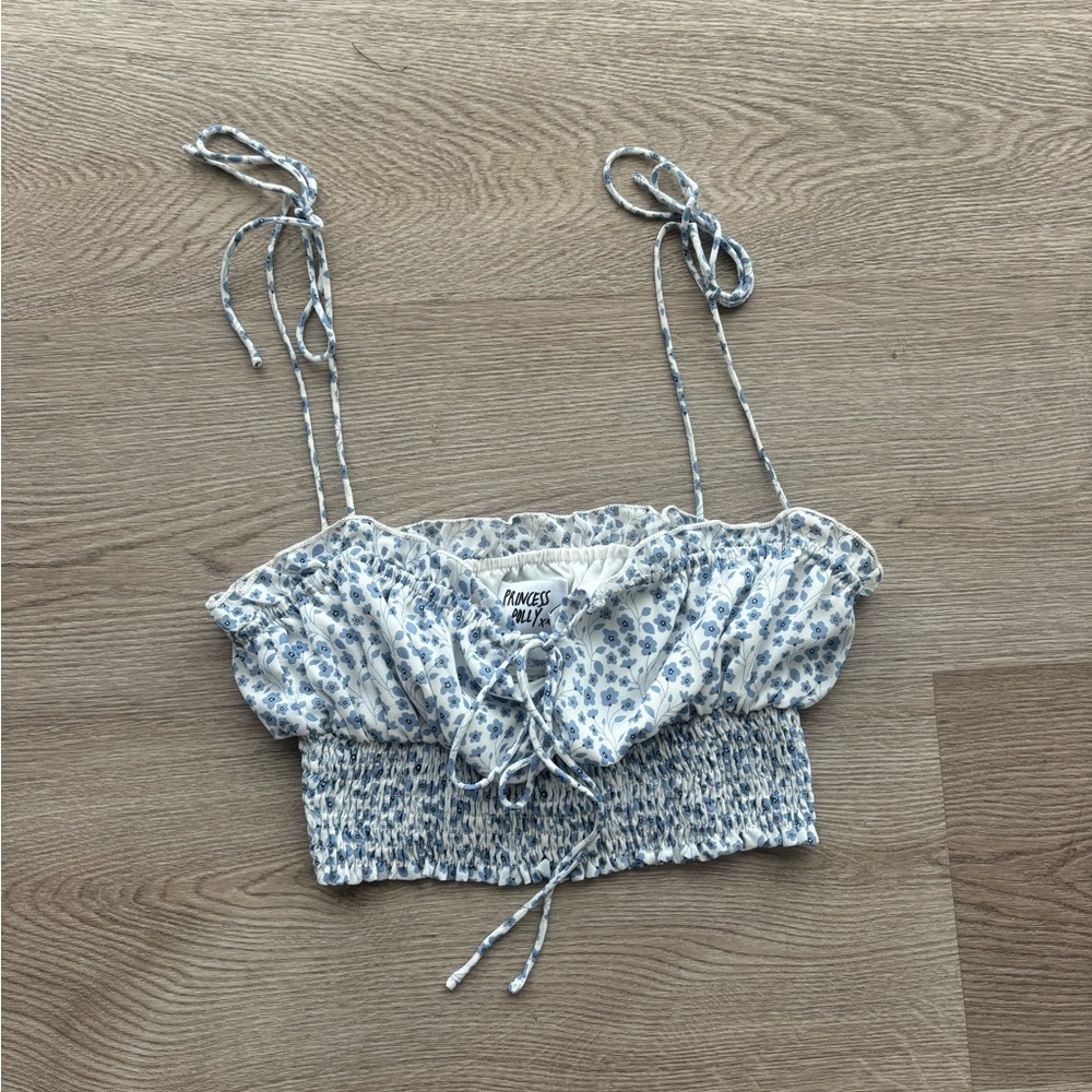Never worn blue top